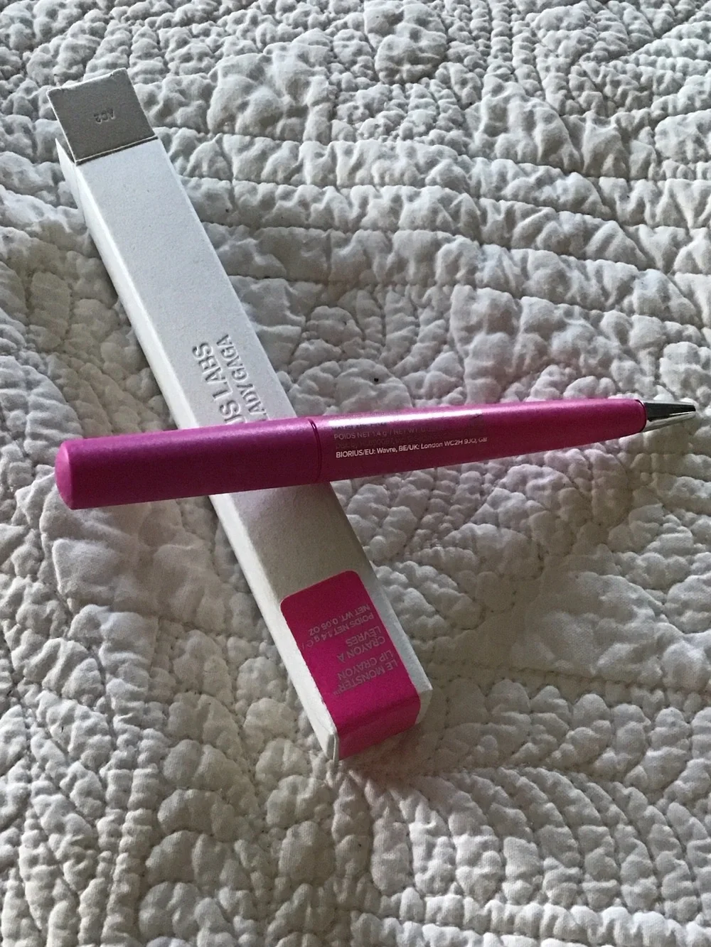 New Haus Labs By Lady Gaga Le Monster Lip Lipstick Crayon Fuchsia Shimmer